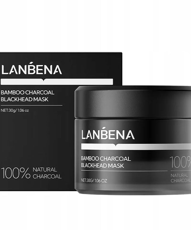 Lanbena Bamboo Charcoal valomoji anglies kaukė nuo inkštirų, 30 g