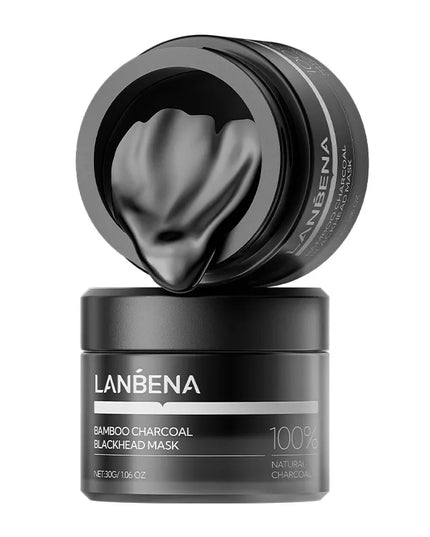Lanbena Bamboo Charcoal valomoji anglies kaukė nuo inkštirų, 30 g