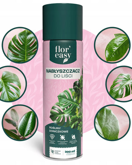 Lapų blizgiklis, purškiamas preparatas kambariniams augalams, „floreasy“, 300 ml