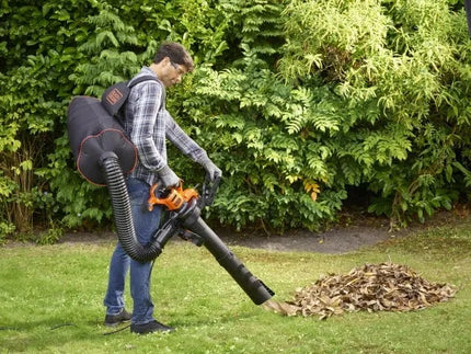Lapų pūstuvas siurblys smulkintuvas 3000W, 72l, Black+Decker [BEBLV300-QS]