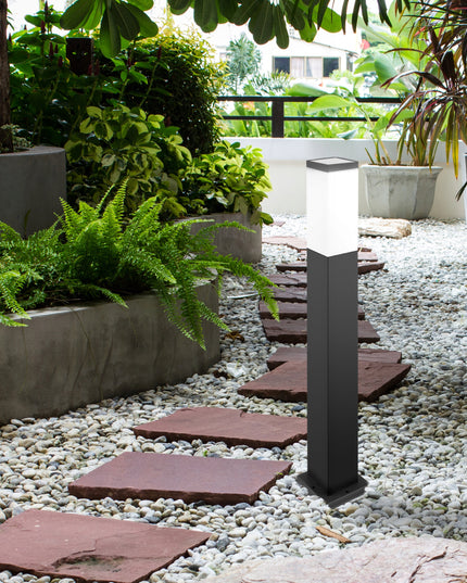 Lauko LED sodo šviestuvas Havana 65 cm, juodas, IP44, E27