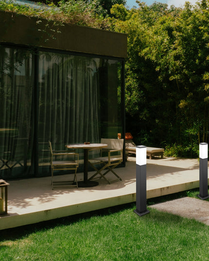 Lauko LED sodo šviestuvas Havana 65 cm, juodas, IP44, E27