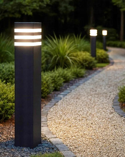 Lauko LED sodo šviestuvas pastatomas stulpas 230V E27 IP44 50cm