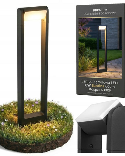 Lauko LED šviestuvas Masterled Santina 60 cm, reguliuojamas, 4000K, antracitas