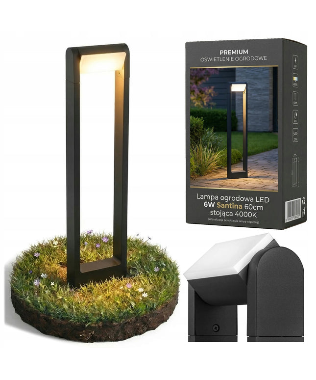 Lauko LED šviestuvas Masterled Santina 60 cm, reguliuojamas, 4000K, antracitas