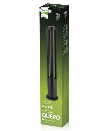 Lauko LED šviestuvas stovintis stulpelis 80cm 12W neperšlampamas