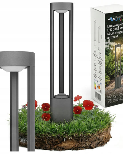 Lauko LED šviestuvas stulpas 60cm Masterled GX53