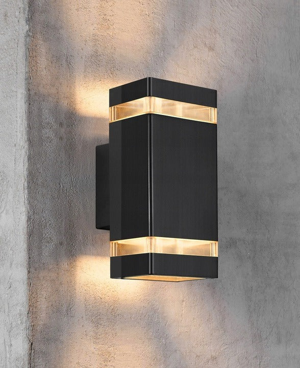 Lauko sieninis šviestuvas GU10 LED, atsparus vandeniui, moderniam fasadui