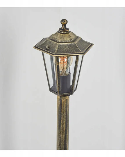 Lauko šviestuvas pastatomas stulpas žibintas E27 LED 110cm Retro aliuminis