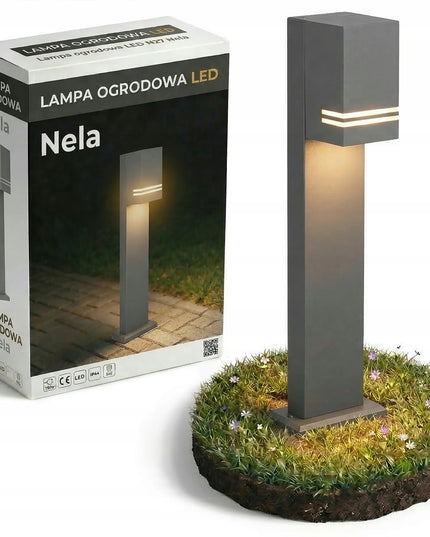 Lauko šviestuvas stulpas 50 cm išorinis GU10 IP44 LED juodas