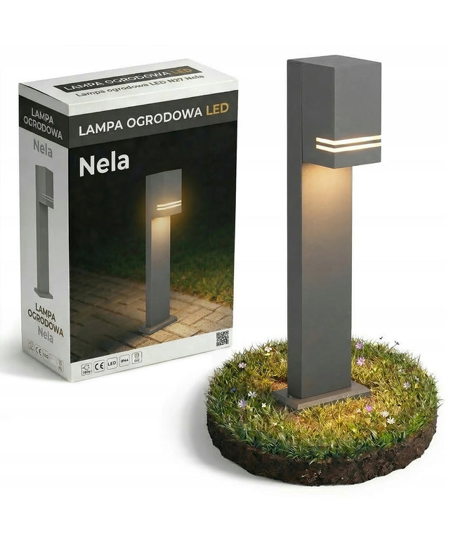 Lauko šviestuvas stulpas 50 cm išorinis GU10 IP44 LED juodas