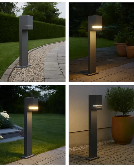 Lauko šviestuvas stulpas 50 cm išorinis GU10 IP44 LED juodas