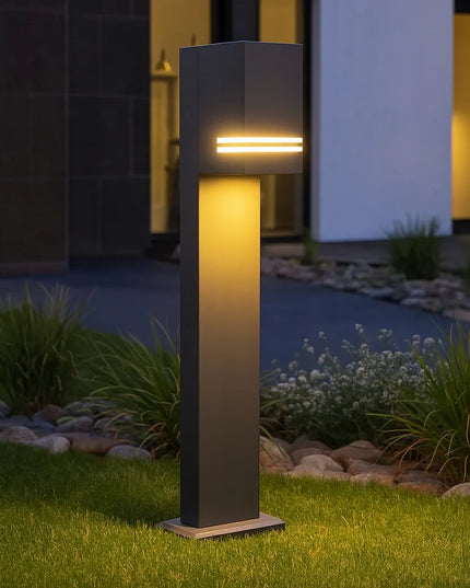 Lauko šviestuvas stulpas 50 cm išorinis GU10 IP44 LED juodas