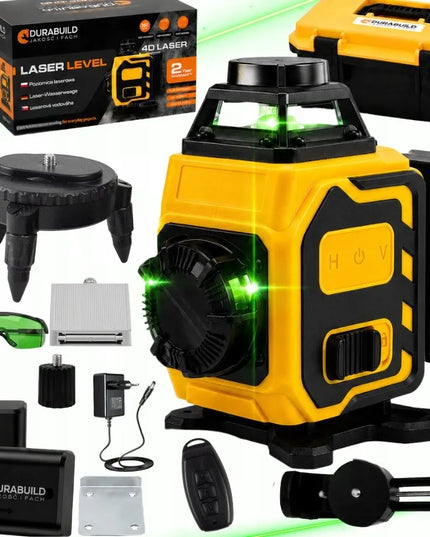 Lazerinis gulsčiukas Durabuild360 4D 16 linijų 360° su LCD ekranu