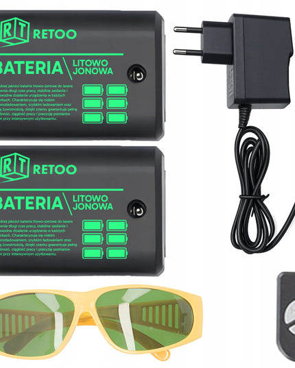 LAZERINIS GULŠČIUKAS KRYŽMINIS 4D 16 LINIJŲ + 2X AKUMULIATORIUS XL TRIKOJIS