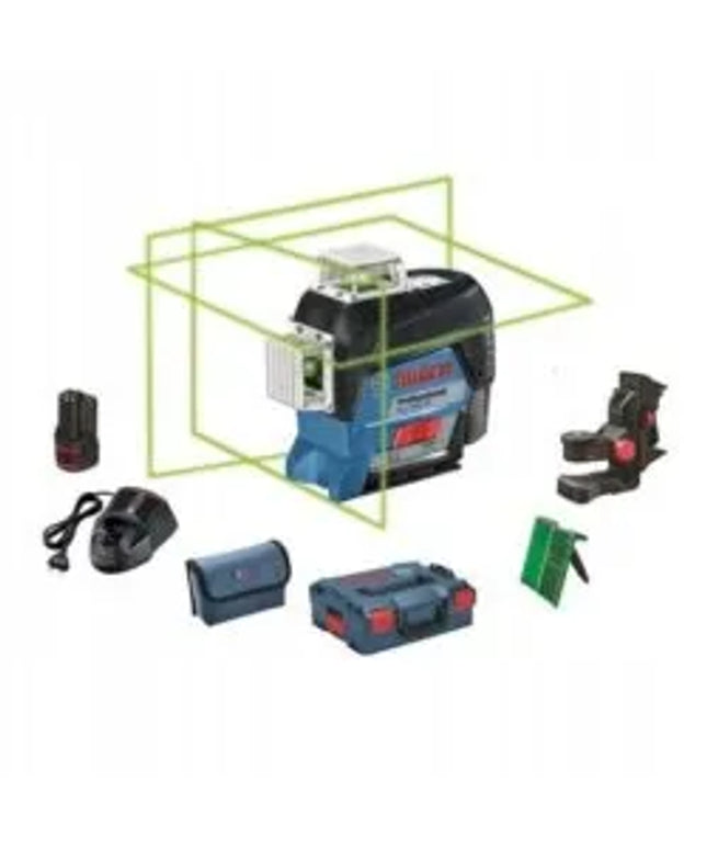 Lazerinis nivelyras Bosch GLL 3-80 CG + BM1 L-Boxx