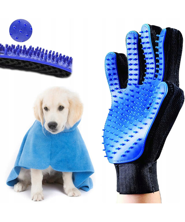 LAZY GLOVE pirštinė šunų ir kačių kailiui šukuoti