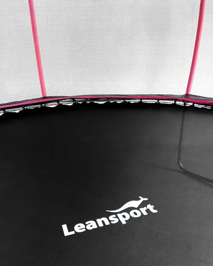 Leansport „Sport Max“ 12ft batutas, juodas ir rožinis