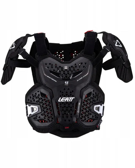 Leatt 4.5 Pro Evo krūtinės ir nugaros apsauga, juoda (172-184cm), L/XL