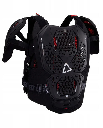 Leatt 4.5 Pro Evo krūtinės ir nugaros apsauga, juoda (172-184cm), L/XL