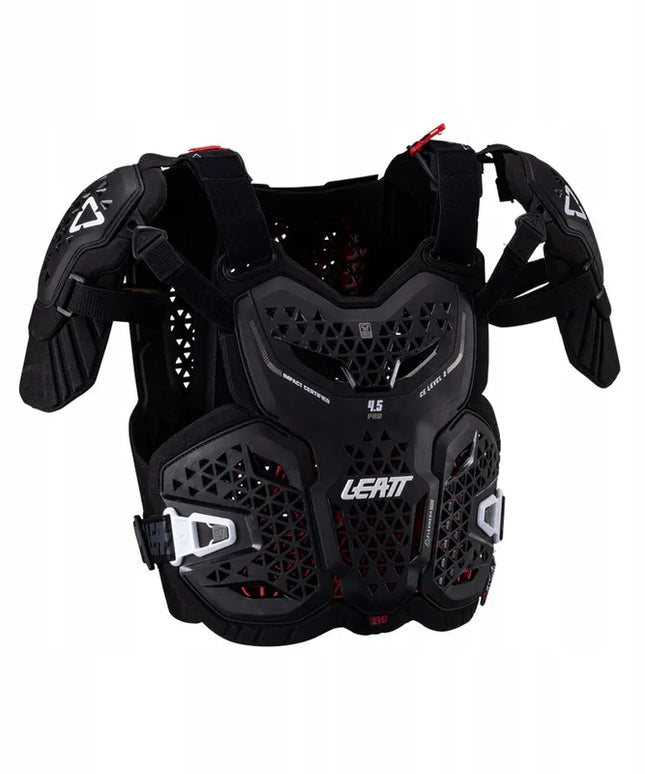 Leatt 4.5 Pro Evo krūtinės ir nugaros apsauga, juoda (172-184cm), L/XL