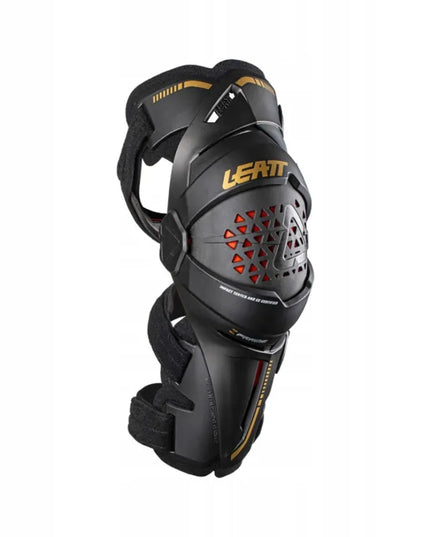 Leatt Z-Frame kelių įtvaras, pora, juodas, XL