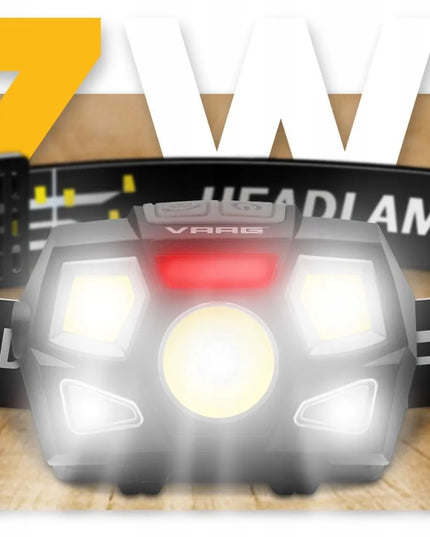 LED COB priekinis žibintas su judesio jutikliu, 750 lm, atsparus vandeniui