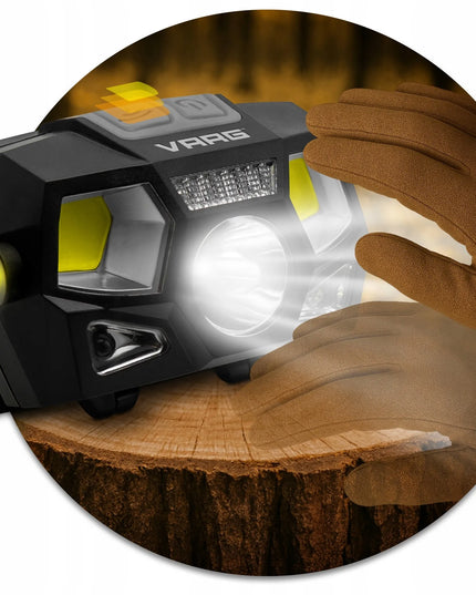 LED COB priekinis žibintas su judesio jutikliu, 750 lm, atsparus vandeniui