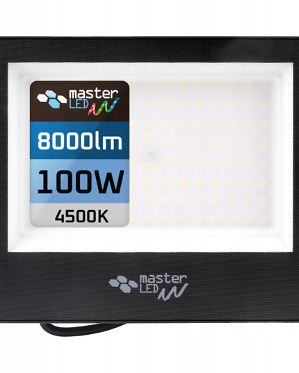 LED darbo šviestuvas ant trikojinio stovo 2x100W, vandeniui atsparus, profesionaliam statybų ir dirbtuvių apšvietimui