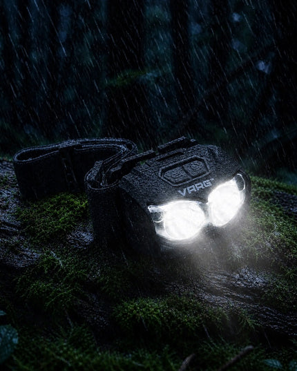 LED galvos žibintuvėlis su judesio jutikliu IP65, įkraunamas 1200mAh 3000lx