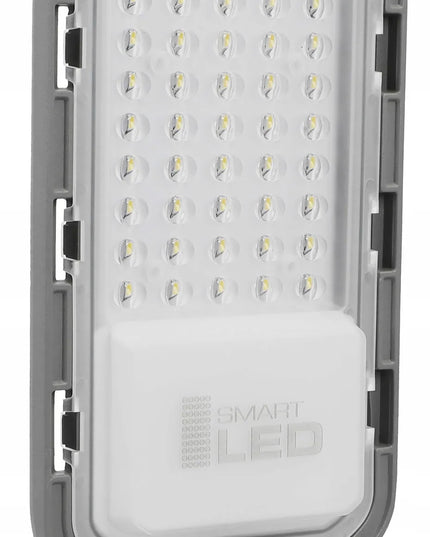 LED gatvių apšvietimo lempa 50W pilka IP65 5000lm stulpui lauko