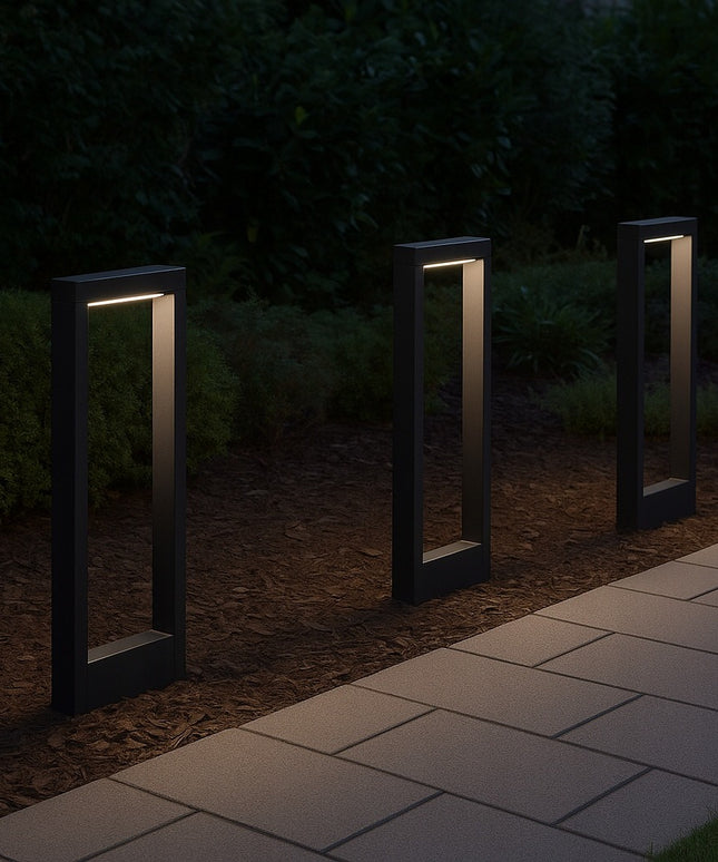 LED lauko stulpinis šviestuvas 60 cm 4000K Rio kolekcija, atsparus vandeniui sodui ir kiemui