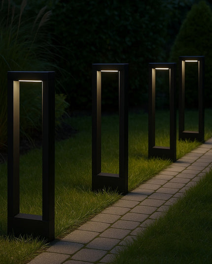 LED lauko stulpinis šviestuvas 60 cm 4000K Rio kolekcija, atsparus vandeniui sodui ir kiemui