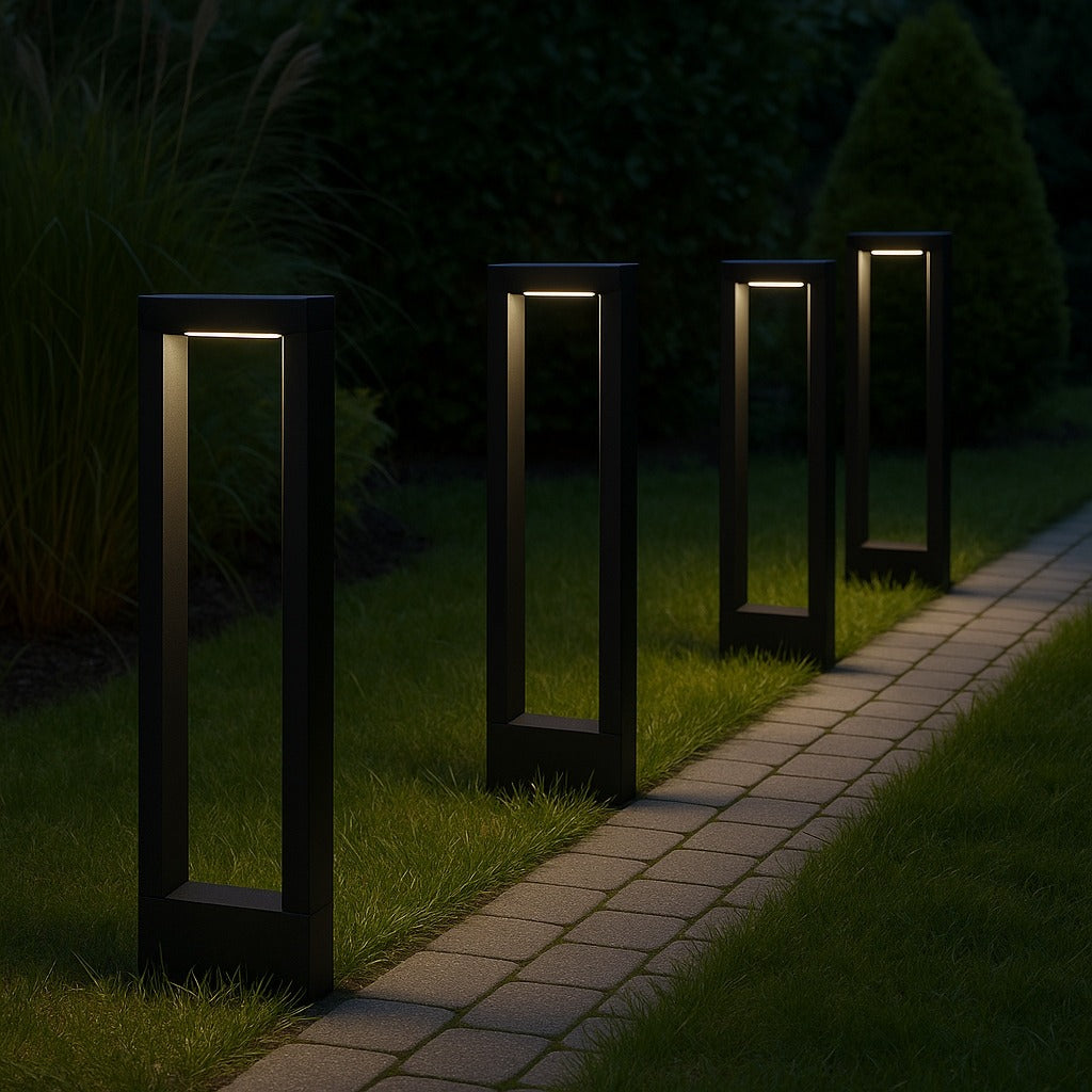 LED lauko stulpinis šviestuvas 60 cm 4000K Rio kolekcija, atsparus vandeniui sodui ir kiemui