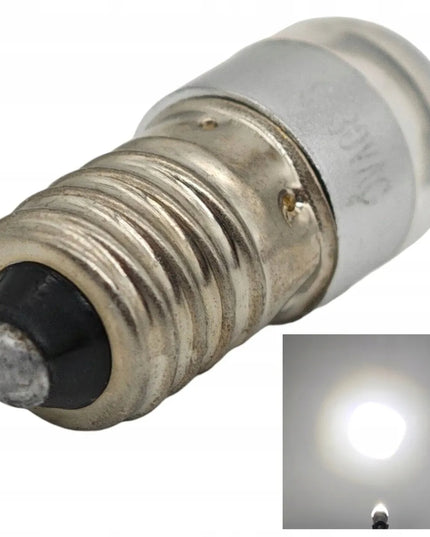 LED lemputė žibintuvėliams E10 6V-30V CREE balta šviesa