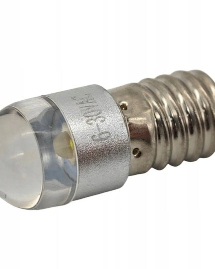 LED lemputė žibintuvėliams E10 6V-30V CREE balta šviesa