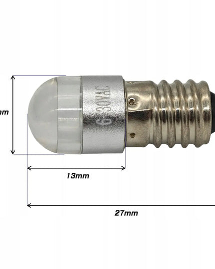 LED lemputė žibintuvėliams E10 6V-30V CREE balta šviesa