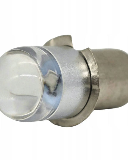 LED lemputė žibintuvėliams PX13.5, P13, P13.5s, HS3 6V-30V balta šviesa