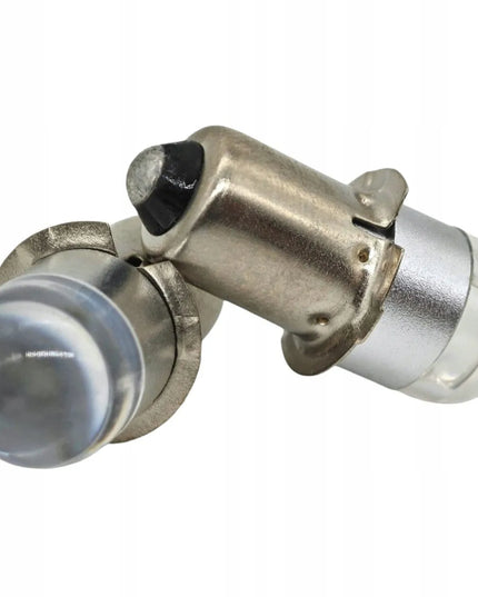 LED lemputė žibintuvėliams PX13.5, P13, P13.5s, HS3 6V-30V balta šviesa