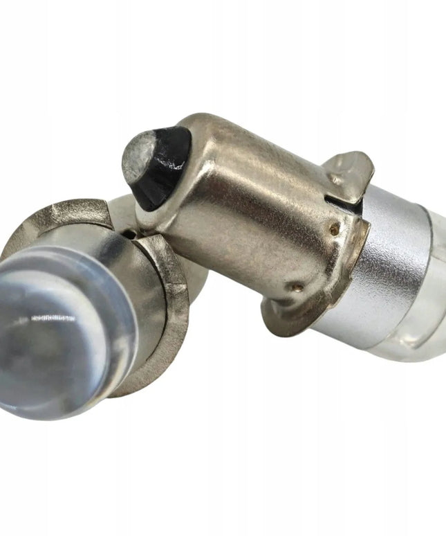 LED lemputė žibintuvėliams PX13.5, P13, P13.5s, HS3 6V-30V balta šviesa