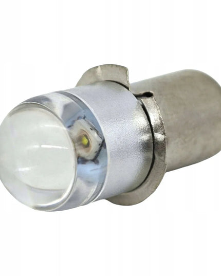 LED lemputė žibintuvėliams PX13.5, P13, P13.5s, HS3 6V-30V balta šviesa
