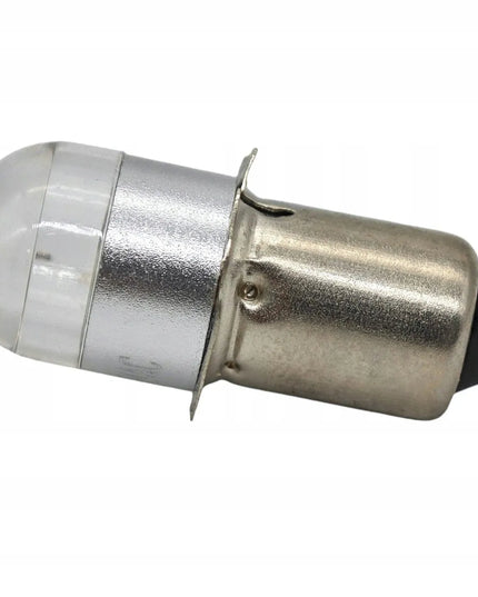 LED lemputė žibintuvėliams PX13.5, P13, P13.5s, HS3 6V-30V balta šviesa