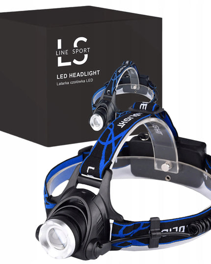 LED priekinis žibintas, atsparus vandeniui, įkraunamas per USB, Line Sport