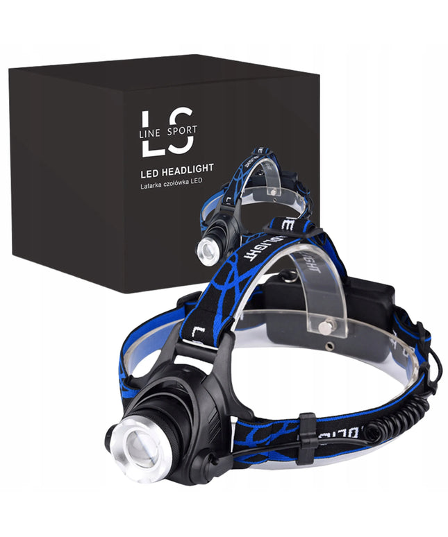 LED priekinis žibintas, atsparus vandeniui, įkraunamas per USB, Line Sport