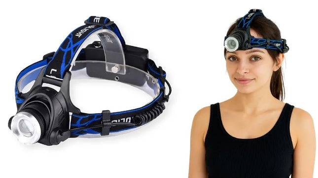 LED priekinis žibintas, atsparus vandeniui, įkraunamas per USB, Line Sport
