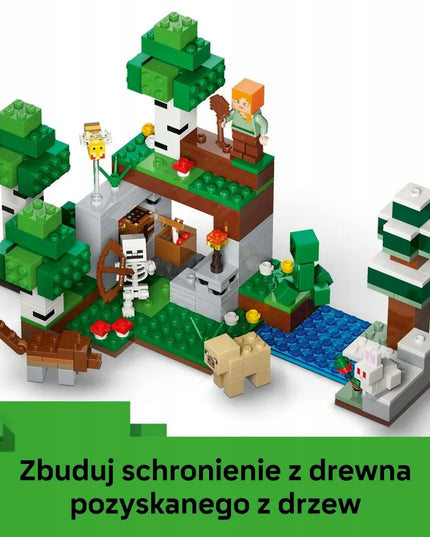 LEGO 21593 MINECRAFT Išgyvenimas pirmąją naktį