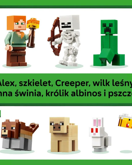 LEGO 21593 MINECRAFT Išgyvenimas pirmąją naktį