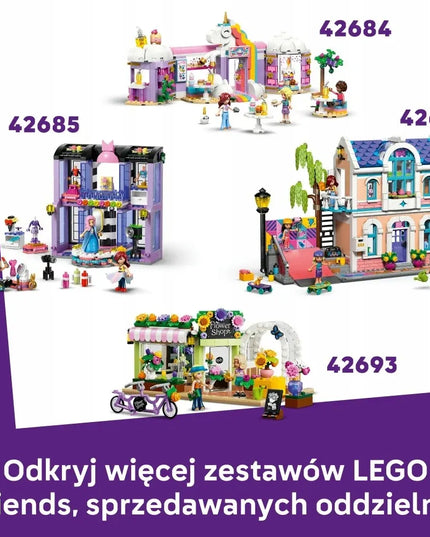 LEGO 42697 FRIENDS Kūrybinis lagaminas su lėlių nameliu