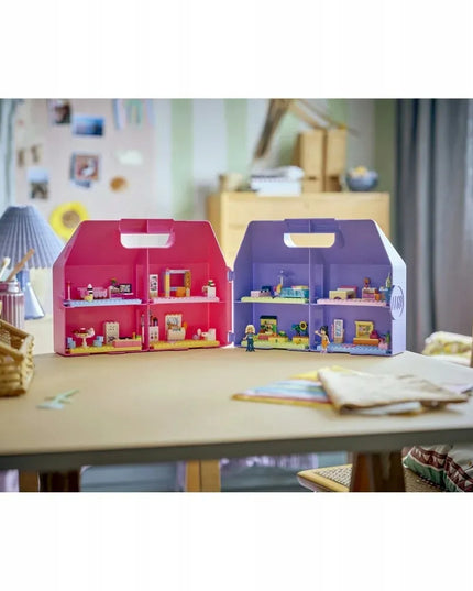 LEGO 42697 FRIENDS Kūrybinis lagaminas su lėlių nameliu