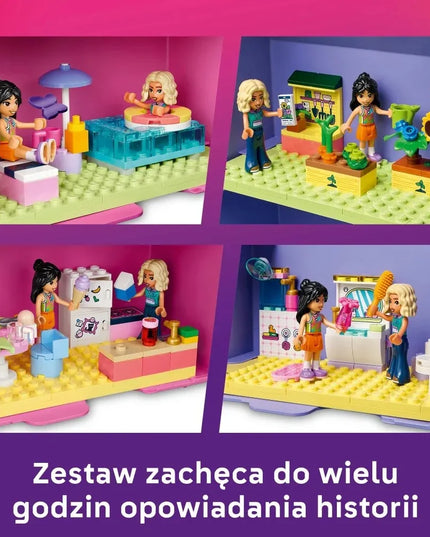 LEGO 42697 FRIENDS Kūrybinis lagaminas su lėlių nameliu